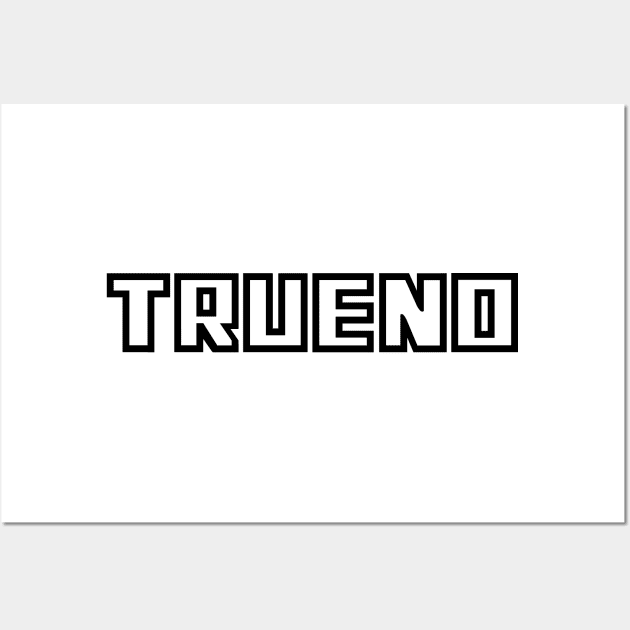 Trueno Black Wall Art by T's & T's